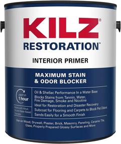 img 4 attached to 🎨 KILZ Restoration Maximum Stain and Odor Blocking Interior Latex Primer/Sealer – White (1 Gallon): Superior Solution for Sealing and Covering Stains and Unpleasant Odors