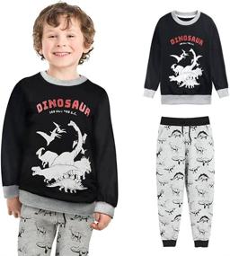 img 4 attached to ZukoCert Sweatshirts Cotton Printed TZB 110 Boys' Clothing in Clothing Sets