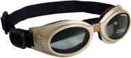 🐶 doggles originalz chrome frame dog goggles with smoke lens логотип