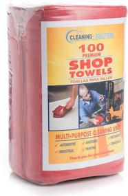 img 1 attached to 🧺 Simpli-Magic 78966-100PK Red Shop Towels 14”x12” - 100 Pack