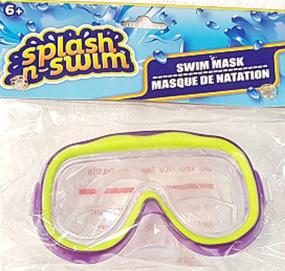 img 1 attached to Splash N Swim Safety Goggles Purple Yellow