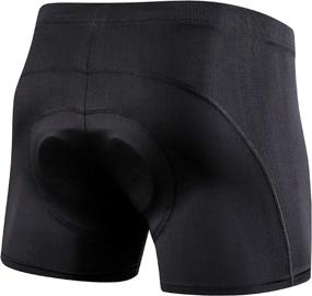 img 3 attached to 🩲 Comfortable and Supportive: MUCUBAL Men's 3D Padded Cycling Underwear Shorts for MTB Bike Bicycle