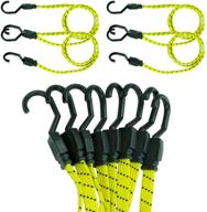 🔗 houseables bungee cords with hooks, bungee straps, 4 pack, 48 inch long, yellow, flat, premium rubber, bungee chords, adjustable, long bungee rope for dolly, upcart, car trunk, camping, luggage, moving" - optimized version: "houseables bungee cords with hooks, bungee straps, 4-pack, 48-inch long, yellow, flat, premium rubber, bungee chords, adjustable, long bungee rope for dolly, upcart, car trunk, camping, luggage, moving logo