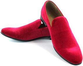 img 2 attached to Velvet Loafer Tudors Men's Shoes 👞 by AZAR MAN - Loafers & Slip-Ons