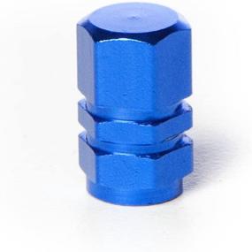 img 3 attached to Circuit Performance VC2 Series Blue Aluminum Valve Stem Caps (Set Of 4)