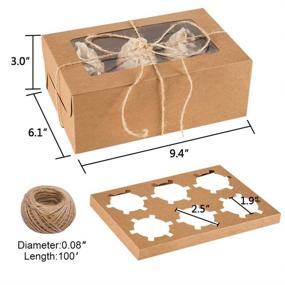 img 1 attached to ЮнКо Кексы для Дне рождения гостей (коричневые)