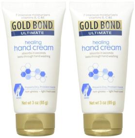 img 1 attached to 👐 Gold Bond Ultimate Healing Hand Cream - 3oz (Pack of 2): Nourishing and Restorative Skin Care Solution