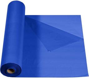 img 2 attached to 🎉 Festive Cobalt Plastic Table Cover Banquet Roll Tablecover, 40" X 250' - The Perfect Party Table Decoration!