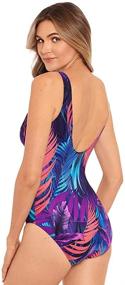 img 1 attached to 👙 Miraclesuit Revele: Flaunt Your Curves with Tummy Control, Underwire Bra, One-Piece Swimwear