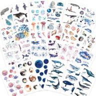 🎨 knaid watercolor fantasy stickers set: the ultimate decorative stickers for scrapbooking, kid diy crafts, journals, planners, and more! logo