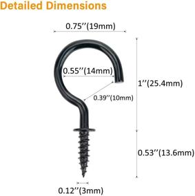 img 2 attached to 🔩 Powlankou Plated Screw Ceiling Pieces: Durable solutions for easy and secure ceiling installation