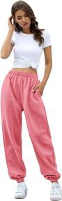 img 2 attached to Sweatpants Joggers Drawstring Athletic Trousers Sports & Fitness for Running