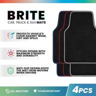 brite mats auto carpet floor mats for car truck van suv logo