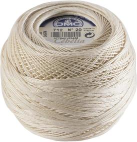 img 2 attached to 🧶 DMC 167G 10-712 Cebelia Crochet Cotton: Cream, 282-Yard, Size 10 - Премиум-качество нити для идеальных вязаных проектов