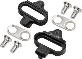 img 3 attached to 🏻 NAACOO Bike Cleats: Spin Peloton & Mountain MTB Compatible with Shimano SPD SH51 SH56 Cleats - Premium Cycling Clips Set