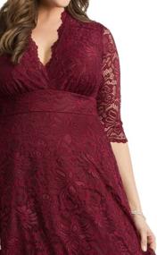 img 3 attached to 👗 Kiyonna Women's Mademoiselle Lace Dress - Ladies' Clothing for Dresses