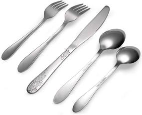 img 3 attached to 🍴 Bekith 40-Piece Stainless Steel Flatware Set