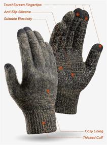 img 3 attached to Gloves Touchscreen TRENDOUX Texting Smartphone