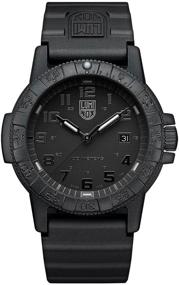 img 4 attached to LUMINOX часы кожа Черепаха 0321 BO