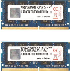 img 3 attached to 💪 High-Performance v-Color 64GB 2666MHz ECC SO-DIMM DDR4 RAM for Microservers, Workstations, Networking Platforms, and Embedded Systems