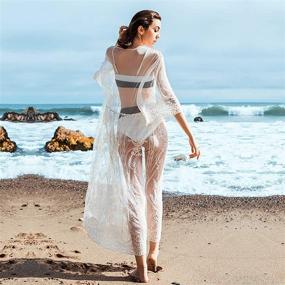 img 2 attached to 👗 Women's Oversized Kaftan Cover-up for Swimsuits - Stylish and Comfortable Women's Clothing for Beachwear