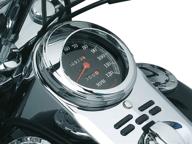 🏍️ enhance your motorcycle's style with kuryakyn 112 speedometer trim ring for harley-davidson motorcycles - chrome, pack of 1 logo