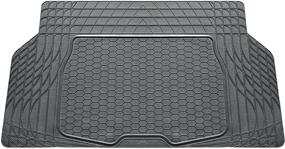 img 3 attached to 🚗 FH Group Cargo Liner F16403GRAY: Premium Trimmable Vinyl Gray Cargo Mat for Sedans, Coupes, and Small SUVs