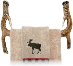 img 2 attached to 🦌 Antler Bath Towel Rack by Mountain Mike's Reproductions: Enhance Your Bathroom Décor with Style