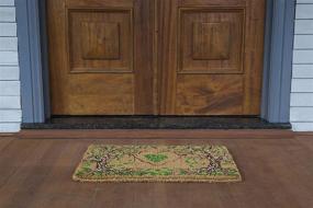 img 3 attached to 🚪 Nook Nook Natural Coir Front Door Mat Outdoor (30 x 18 x 1) - Heavy Duty Waterproof Doormat, Easy to Clean Welcome Mat for Outside Entry with Eco Latex Backing