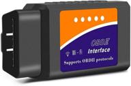 🚗 беспроводной адаптер friencity wireless wifi obd2 сканер - автодиагностический считыватель кодов, инструмент сканирования для ios, android, windows - считывание и сброс ошибок "проверить двигатель" автомобилей 1996 года выпуска и новее. логотип