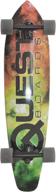 quest skateboards spaced 36 longboard logo