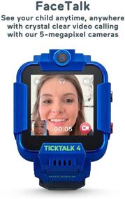 img 3 attached to TickTalk 4: Unlocked 4G LTE Kids Smart Watch Phone with GPS Tracker, Video Calling, Voice and Wi-Fi Calling, Messaging, Dual Cameras & Free Music Streaming