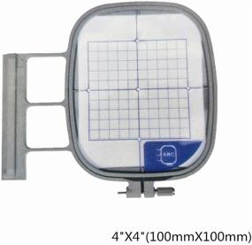 img 3 attached to YEQIN 4Pcs Embroidery Hoop Set for Brother Machines Innov-is 1500D 2200D 2500D 2800D 4000D 5000 Etc: Sewing Made Easy!