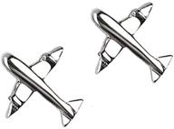 adorable tiny airplane stud earrings for women, men, girls, and children - cute aircraft accessories logo