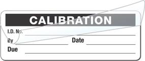 img 2 attached to 🔖 Premium Self-Laminating Calibration Labels with Spiral Bound Cover in Black