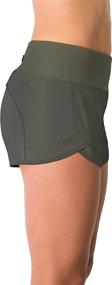 img 3 attached to 🏃 Women's Lightweight Running WOD Volleyball Shorts with Workout Mesh Liner and Zip Pocket