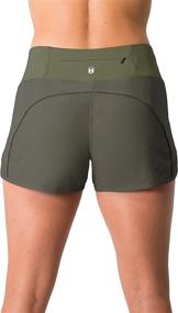 img 1 attached to 🏃 Women's Lightweight Running WOD Volleyball Shorts with Workout Mesh Liner and Zip Pocket