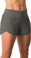 🏃 women's lightweight running wod volleyball shorts with workout mesh liner and zip pocket logo