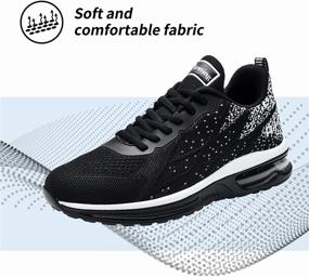 img 1 attached to RomenSi Running Fashion Breathable Sneakers Sports & Fitness for Running