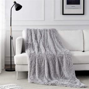 img 2 attached to Junovo Blanket Fluffy Blankets Luxury