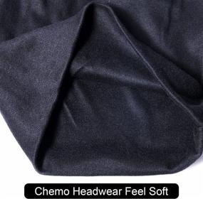 img 2 attached to 🧢 2-Pack Cotton Slouchy Beanie Hats - Chemo Headwear Caps for Women and Men by Senker