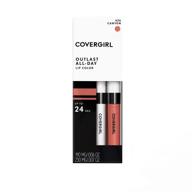 💄 covergirl outlast all-day hydrating lip color, canyon, 2 pack logo
