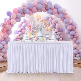 img 2 attached to Leegleri Polyester Pleated Rectangle Wedding