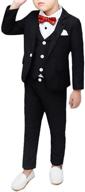 stylish aidu skati toddler tuxedo: boys' clothing, suits & sport coats for all occasions logo