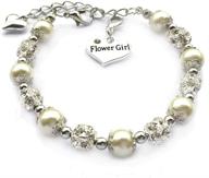 dolon flower bridal wedding bracelet girls' jewelry logo
