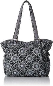 img 4 attached to 👜 Stylish and Functional: Explore the Vera Bradley Cotton Glenna Satchel Purse
