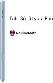 img 4 attached to Премиум заменяемая стилус-ручка для Galaxy Tab S6 EJ-PT860B T865 - Простая ручка S Pen без технологии Bluetooth с синими наконечниками/нибами.
