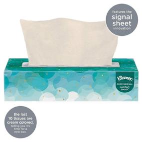img 1 attached to Kleenex Professional Facial Tissue for Business (21400) - Bulk Case of 36 Flat Tissue Boxes - 100 Tissues per Box - Total 3,600 Tissues