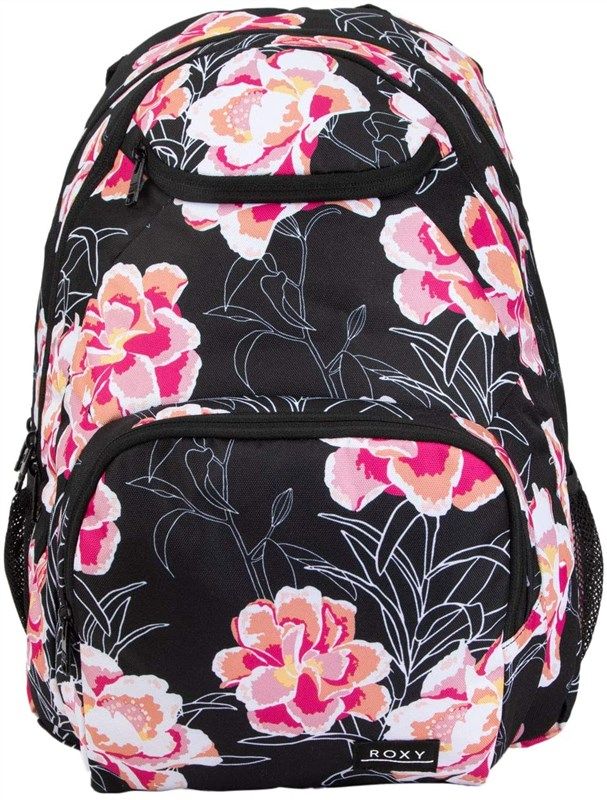 roxy juniors backpack anthracite castaway 로고
