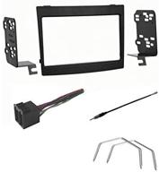 asc audio car stereo installation kit for pontiac gto - dash install, wire harness, antenna adapter, radio removal tool - double din radio compatible - see listed vehicles logo